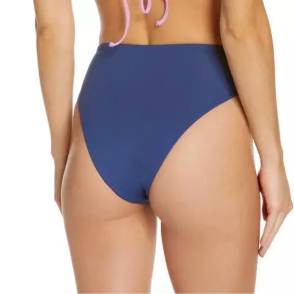 L*Space Nancy Lee Bitsy Bikini Bottom Color: Indigo/Rosebud - Picture 10 of 15